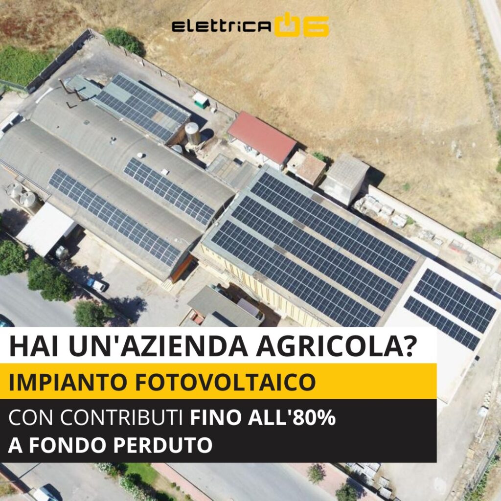 Impianti Fotovoltaici per aziende Agricole Sardegna