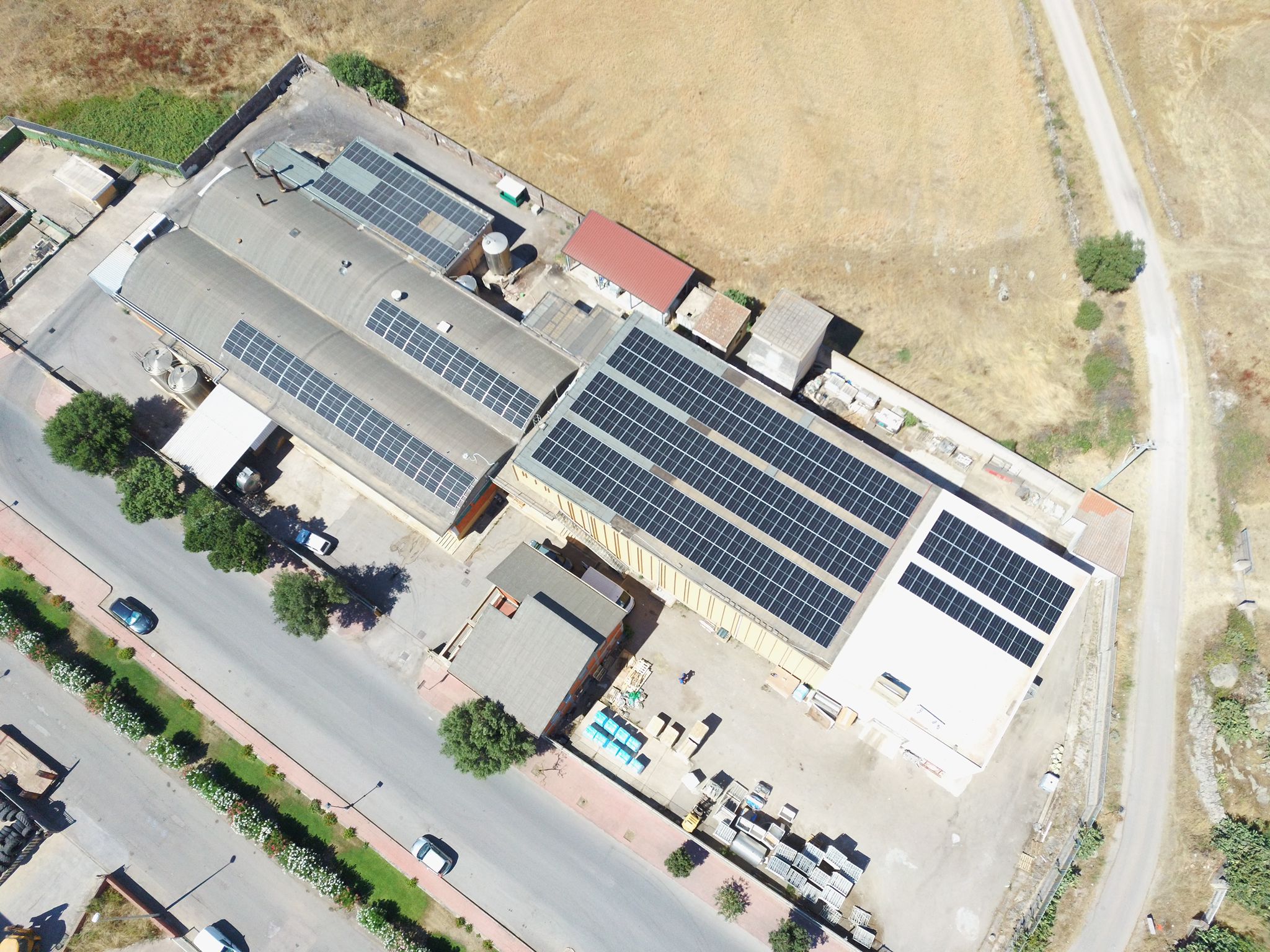 Impianto fotovoltaico Coop Oschiri 176kw