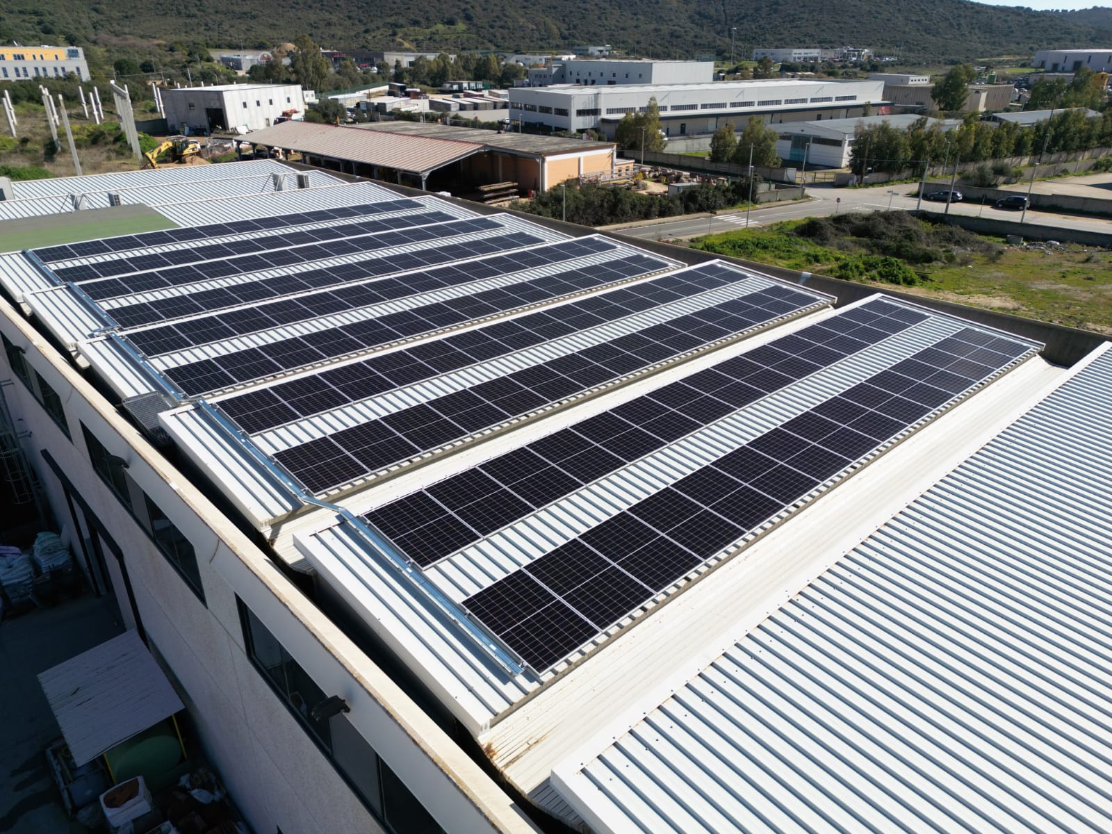 Impianto fotovoltaico olbia C&p 60 kw
